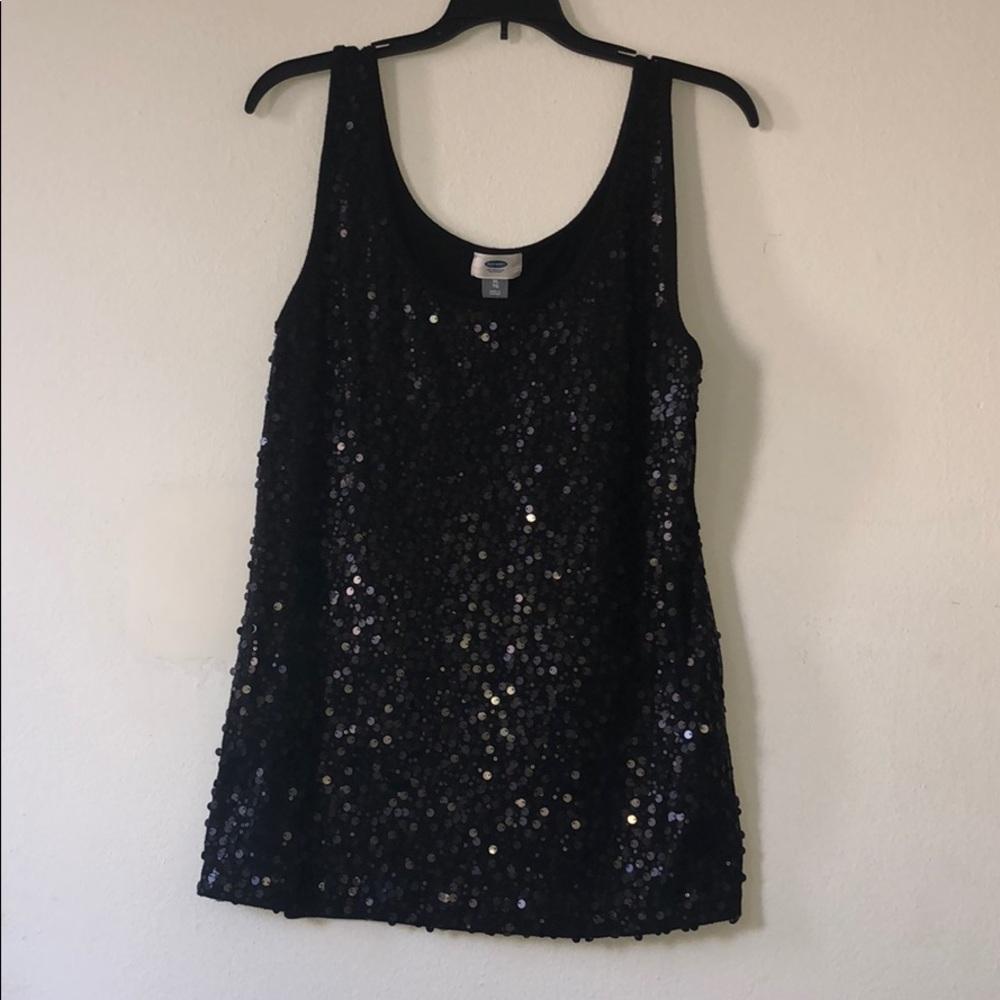 Black Sparkly Top